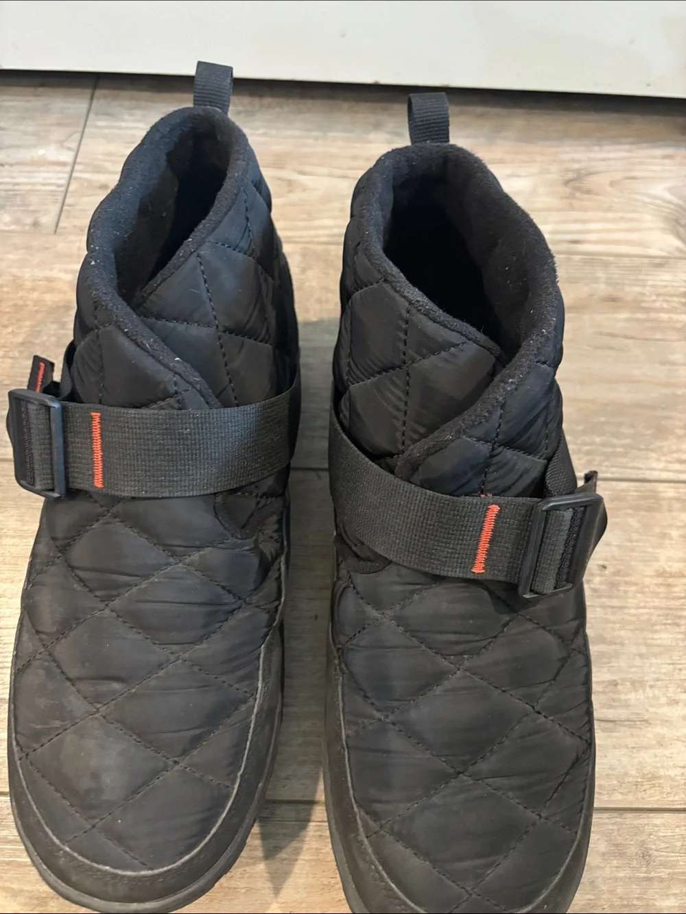 Chaco Ramble Puff Mid Black Quilted Fleece Lined Boots JCH107471 Mens 12
